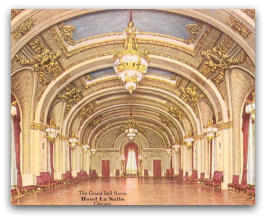 Grand Ballroom where 'Abdu'l-Baha spoke to the Women's Clubs on 2 May 1912