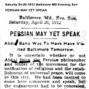 Persian May Yet Speak