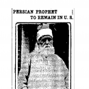 Persian Prophet to Remain in U. S.