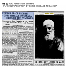 Persian Peace Prophet Gives Message to Canada through the Standard