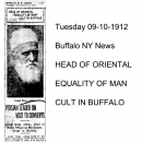 Head of Oriental "Equality of Man" Cult in Buffalo