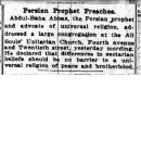 Persian Prophet Preaches