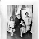 'Abdu'l-Baha with Children of Ali-Kuli and Florence Breed Khan in Khan home in Washington D.C.