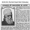 Leader of Bahaism Is Here
