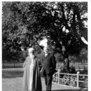Abdu'l-Baha with a Minister who Invited Him to Address His Congregation