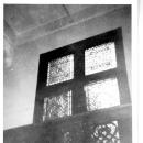 Balcony inside Mrs. Goodall's home in Oakland, California