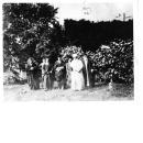 'Abdu'l-Baha with Translators on the Grounds of the Howard & Mary MacNutt Home in Brooklyn